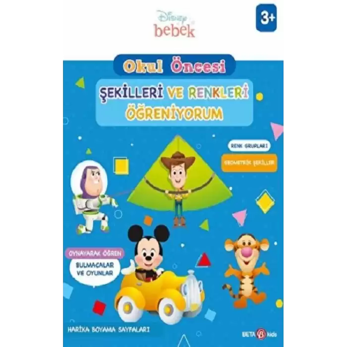 Disney Eğitsel Okul Öncesi Şekilleri ve Renkleri Öğreniyorum