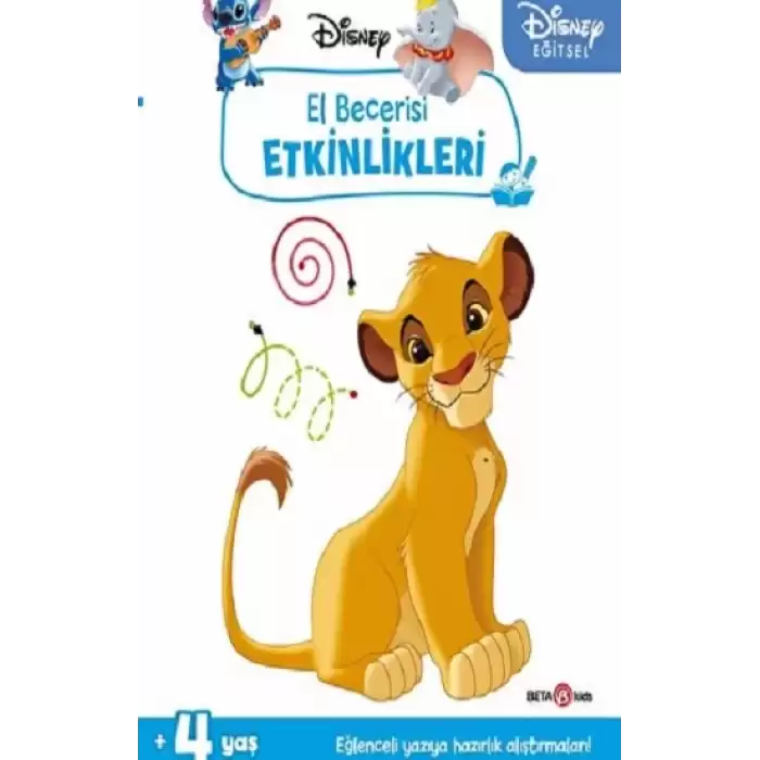 Disney Eğitsel Simba El Becerisi Etkinlikleri Yazıya Hazırlık