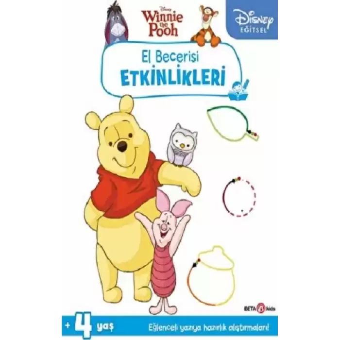 Disney Eğitsel Winnie the Pooh El Becerisi Etkinlikleri Yazıya Hazırlık