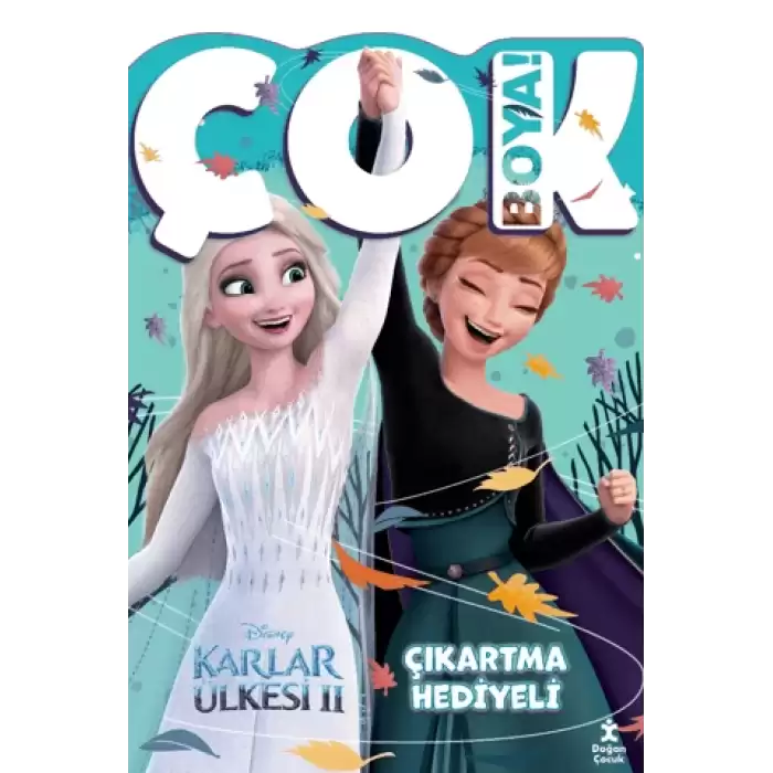 Disney Karlar Ülkesi Çok Boya! Çıkartmalı Dev Boyama Kitabı