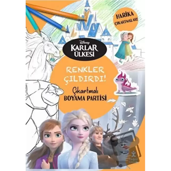 Disney Karlar Ülkesi - Renkler Çıldırdı! Çıkartmalı Boyama Partisi