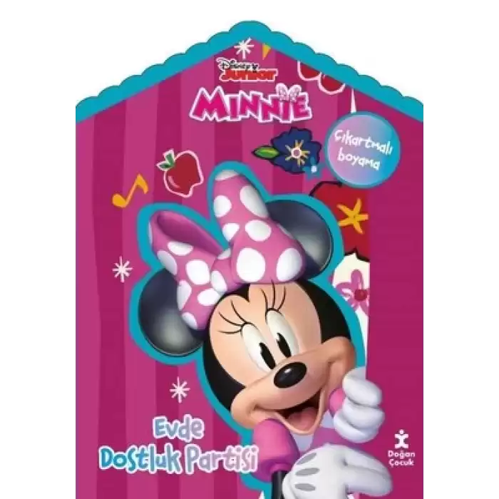 Disney Minnie Evde Çıkartmalı Boyama Kitabı