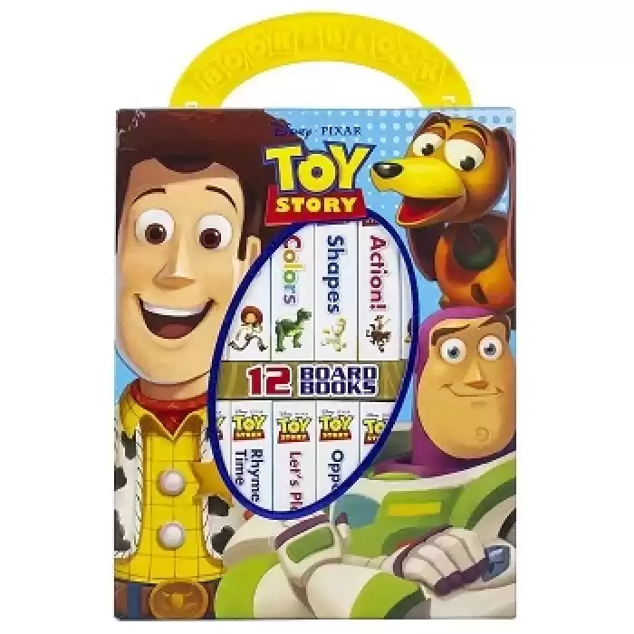 Disney: My First Library 12 Board Books- Toy Story Woody, Buzz Lightyear, and More!