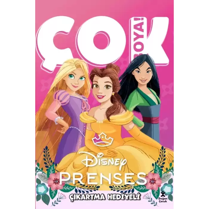 Disney Prenses –  Çok Boya! Çıkartmalı Dev Boyama Kitabı