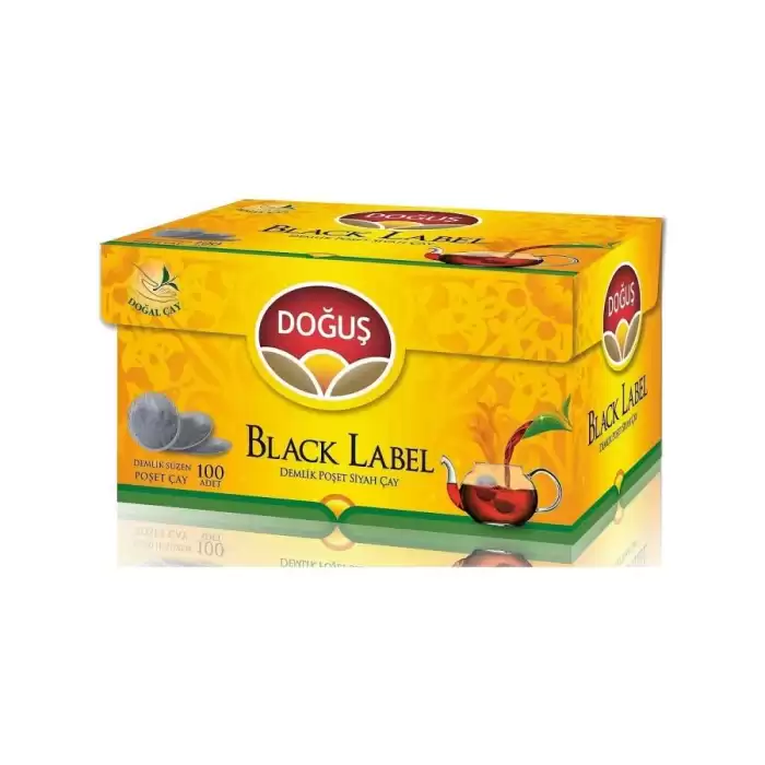 Doğuş Black Label Demlik Poşet Çay 100X3.2 Gr