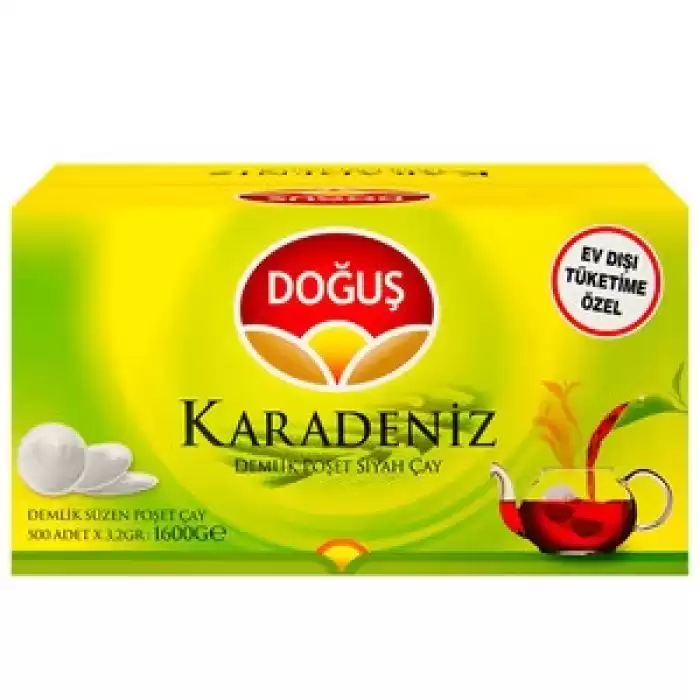 Doğuş Karadeniz Demlik Poşet 500X3.2 Gr Bergamot Çay