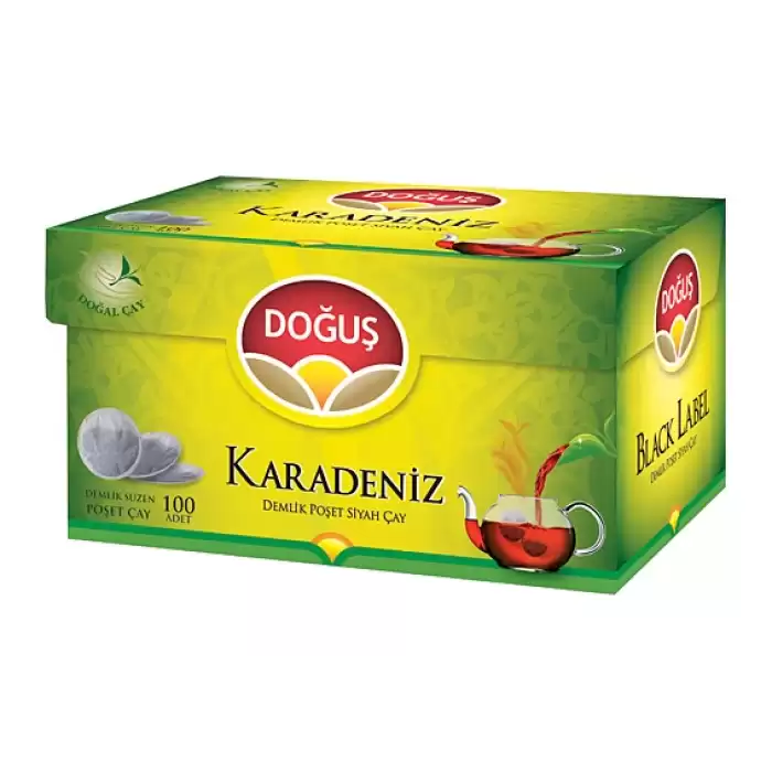 Doğuş Karadeniz Demlik Poşet Bergamot Aromalı Çay 100X3.2 Gr