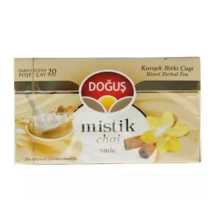 Doğuş Mistik Chai Sade Çayı Süzen Poşet 20X2.5 Gr