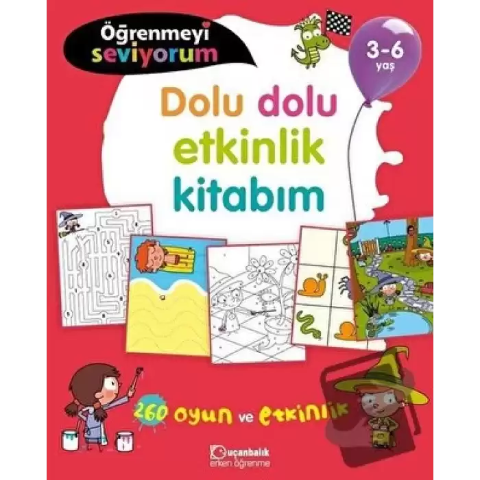 Dolu Dolu Etkinlik Kitabım - Öğrenmeyi Seviyorum 3-6 Yaş