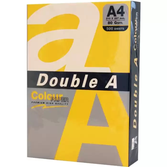 Double A Renkli Kağıt 500 Lü A4 80 Gr Pastel Butter