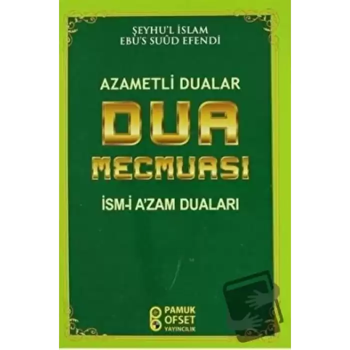 Dua Mecmuası - Azametli Dualar (Pamuk-220)