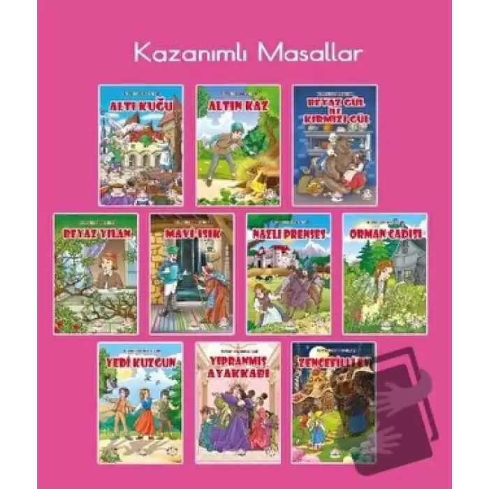 Dünya Klasik Masalları Seti (10 Kitap Takım Kutulu)