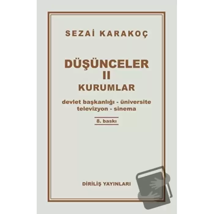 Düşünceler 2: Kurumlar