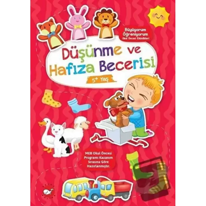 Düşünme ve Hafıza Becerisi 5+ Yaş - Büyüyorum Öğreniyorum Okul Öncesi Etkinlikleri