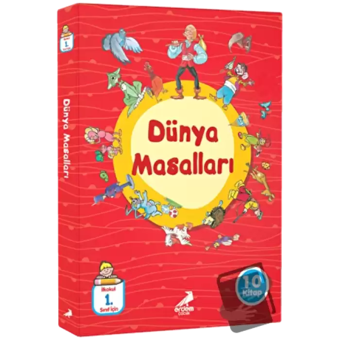 Düz Yazılı Dünya Masalları (10 Kitap Takım)