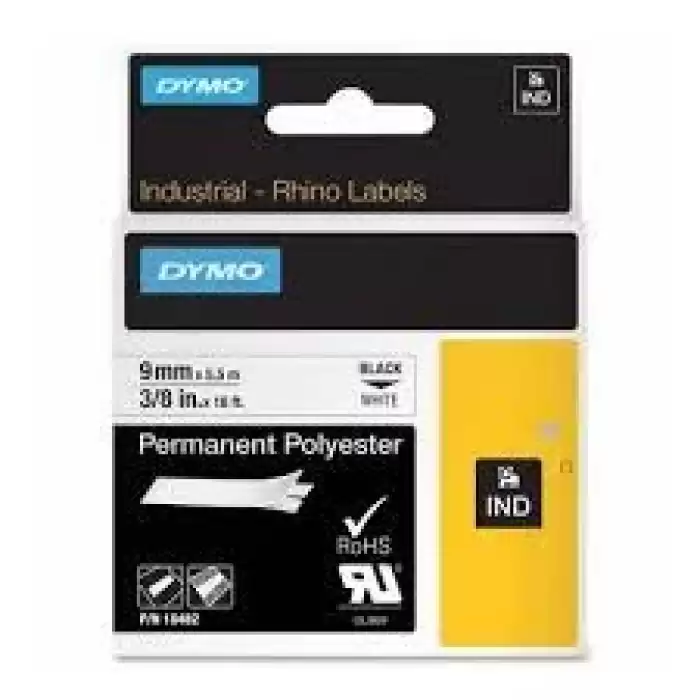 Dymo 1868704 Xtl Laminetel 21 X 21 Beyaz-Siyah 250 Etiket