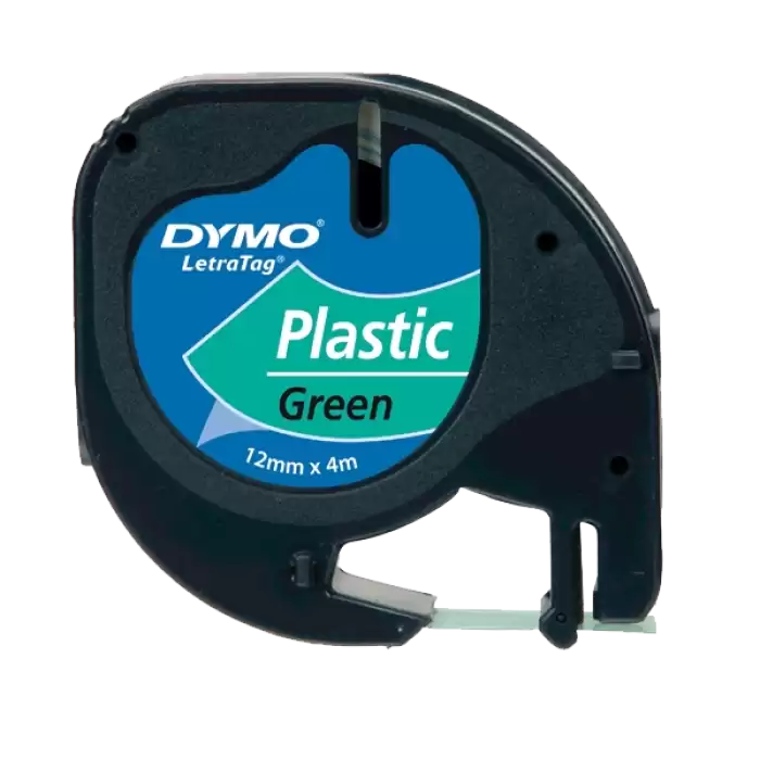 Dymo Letratag Şerit Plastik 12 Mmx4 Mt Yeşil 91204