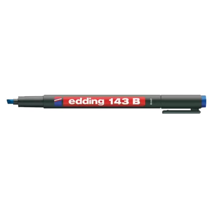 Edding Asetat Kalemi Permanent B Seri 1-3 Mm Mavi 143 B - 10lu Paket