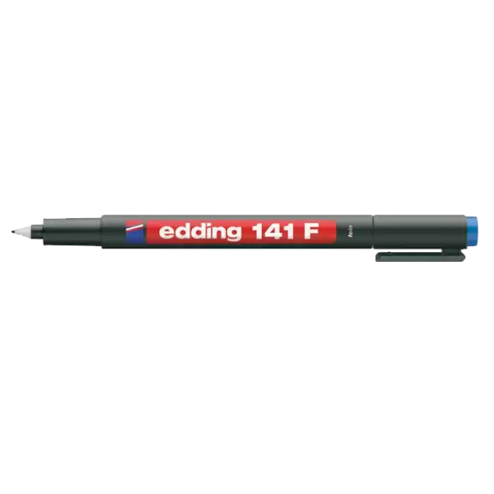 Edding Asetat Kalemi Permanent F Seri 0.6 Mm Mavi 141F - 10lu Paket