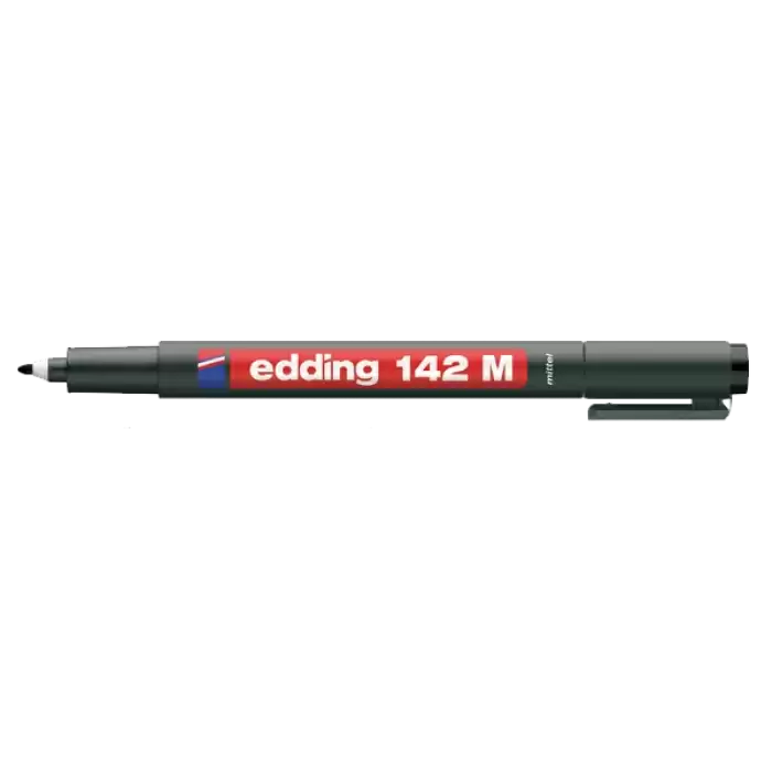 Edding Asetat Kalemi Permanent M Seri 1 Mm Siyah 142 M - 10lu Paket