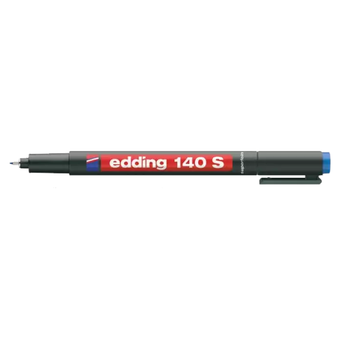 Edding Asetat Kalemi Permanent S Seri 0.3 Mm Mavi 140 S - 10lu Paket