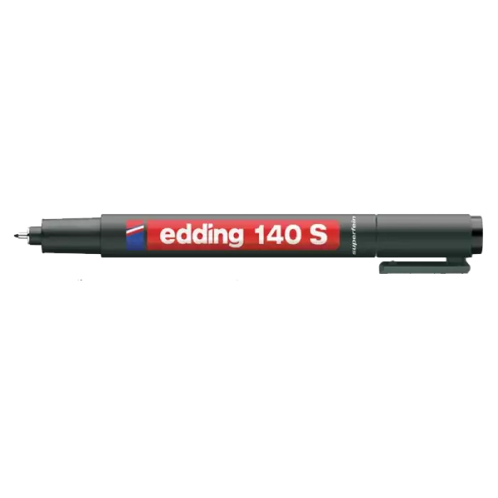 Edding Asetat Kalemi Permanent S Seri 0.3 Mm Siyah 140 S - 10lu Paket