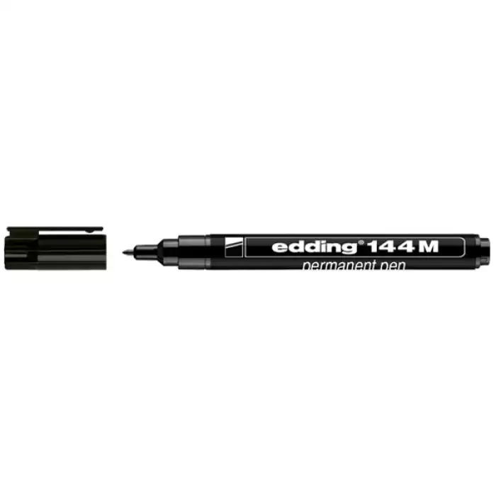 Edding Asetat Kalemi Permanent Siyah 144 M - 10lu Paket