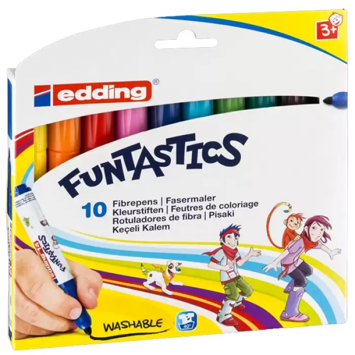 Edding Keçeli Kalem Kalın Funtastıcs 10 Lu Set Ed14K1099