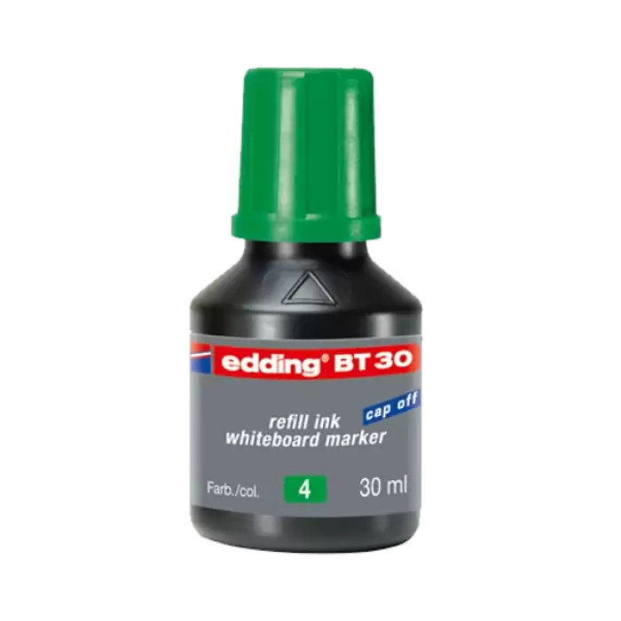 Edding Tahta Kalem Mürekkebi Damlalıklı 30 Ml Yeşil Bt30 - 10lu Paket