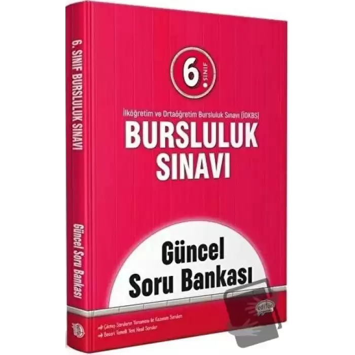 Editör 6. Sınıf Bursluluk Güncel Soru Bankası