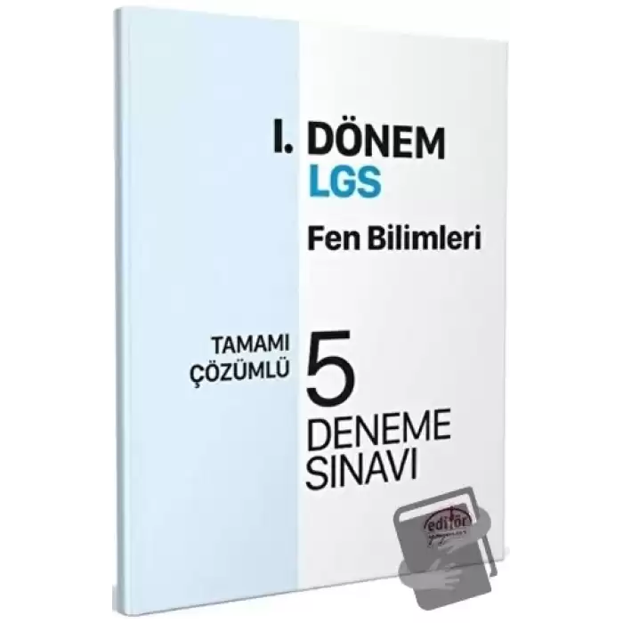 Editör Yayınları 8. Sınıf LGS Fen Bilimleri 1. Dönem 5 Deneme