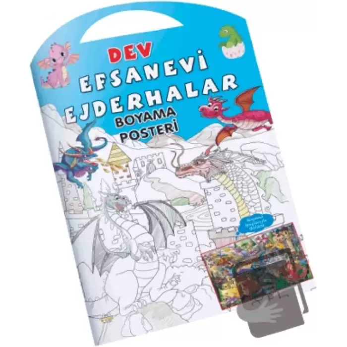 Efsanevi Ejderhalar Dev Boyama Posteri