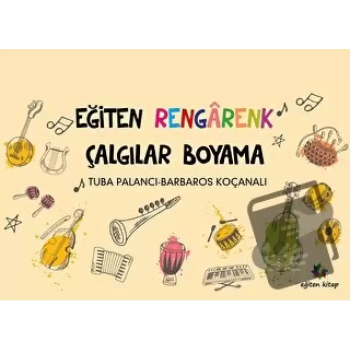 Eğiten Rengarenk Çalgılar Boyama