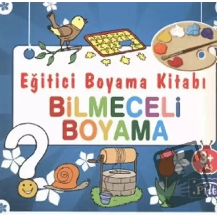 Eğitici Boyama Kitabı - Bilmeceli Boyama