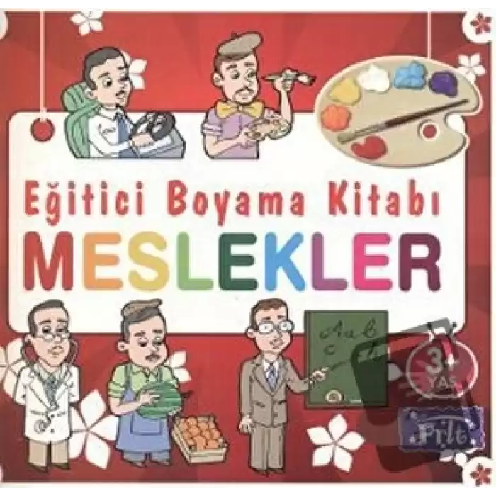 Eğitici Boyama Kitabı - Meslekler