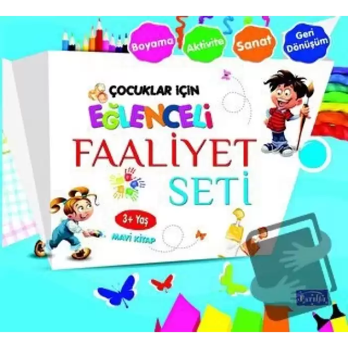 Eğlenceli Faaliyet Seti Mavi Kitap – 3 Yaş Üzeri