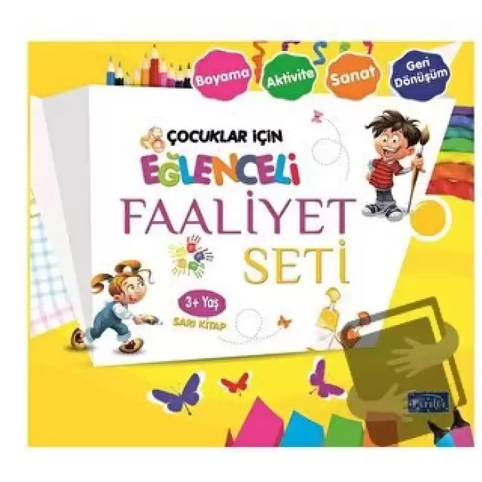 Eğlenceli Faaliyet Seti Sarı Kitap - 3 Yaş Üzeri