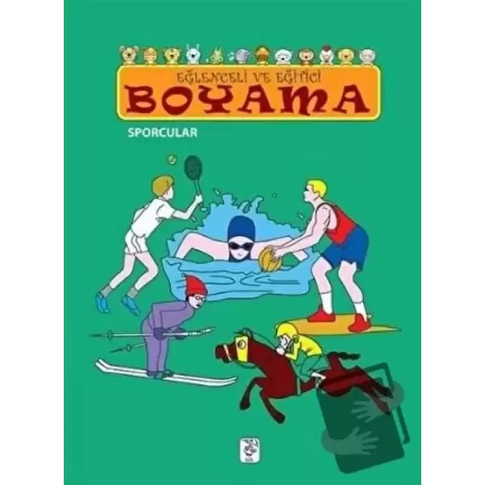 Eğlenceli ve Eğitici Boyama - Sporcular