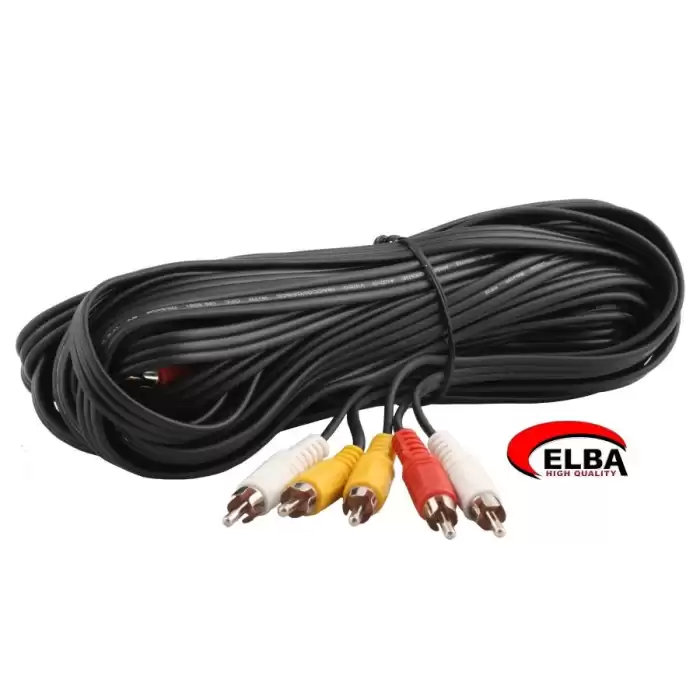 Elba C0659 3Rca-3Rca Stereo 10Mt Kablo