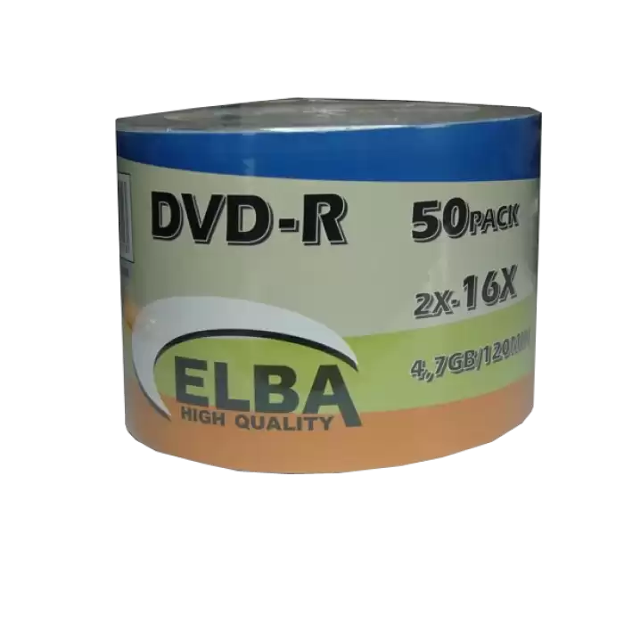 Elba Dvd -R 4.7 Gb / 120 Dk Shrink 50 Li - 50li Paket