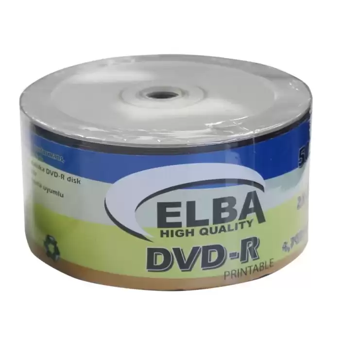 Elba Dvd-R 4,7Gb-120Mın 50Li 16X Printable Dvd-R Shrink