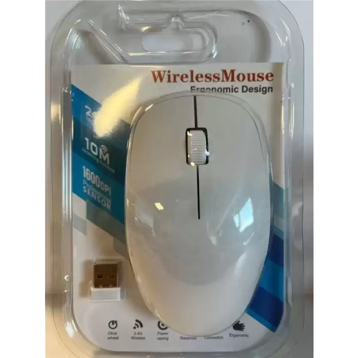 Elba G-212 Beyaz 2.4Ghz Kablosuz Mouse