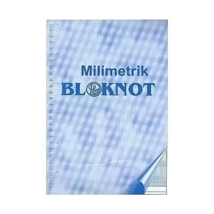 Elma Milimetrik Blok Mavi A3