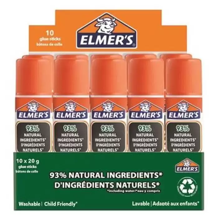 Elmers Stick Yapıştırıcı S Okul Tipi 20 Gr - 10lu Paket