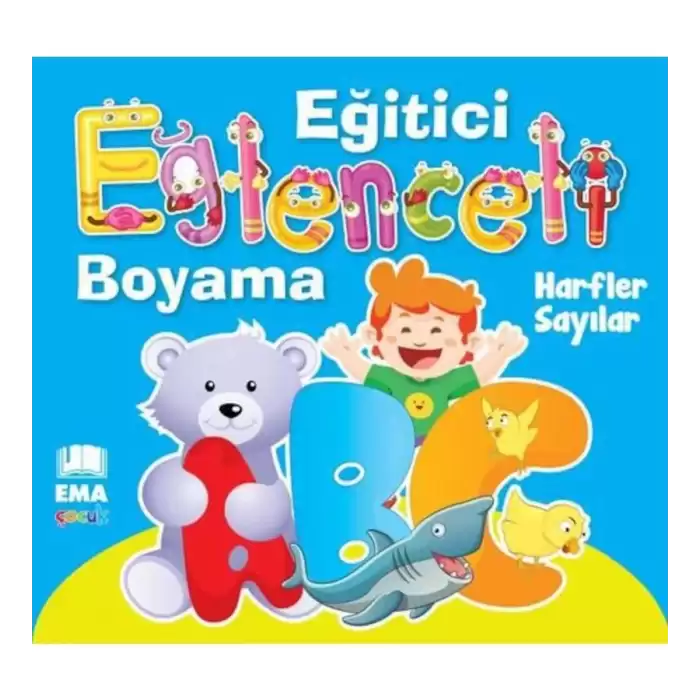 Ema Eğitici Eğl.boyama-Harfler-Sayılar/Emaçocuk