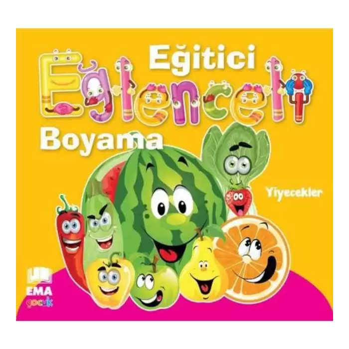 Ema Eğitici Eğl.boyama-Yiyecekler