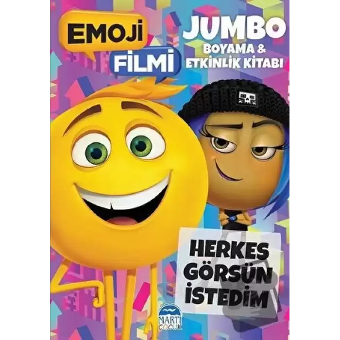 Emoji Filmi Jumbo Boyama ve Etkinlik Kitabı