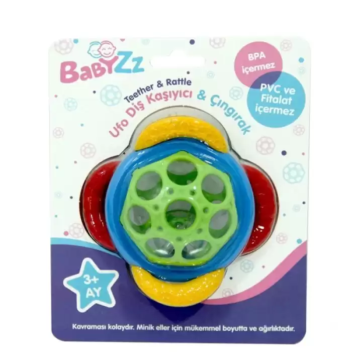 Enfal Babyzz Ufo Diş Kaşıyıcı & Çıngırak Byz-30800