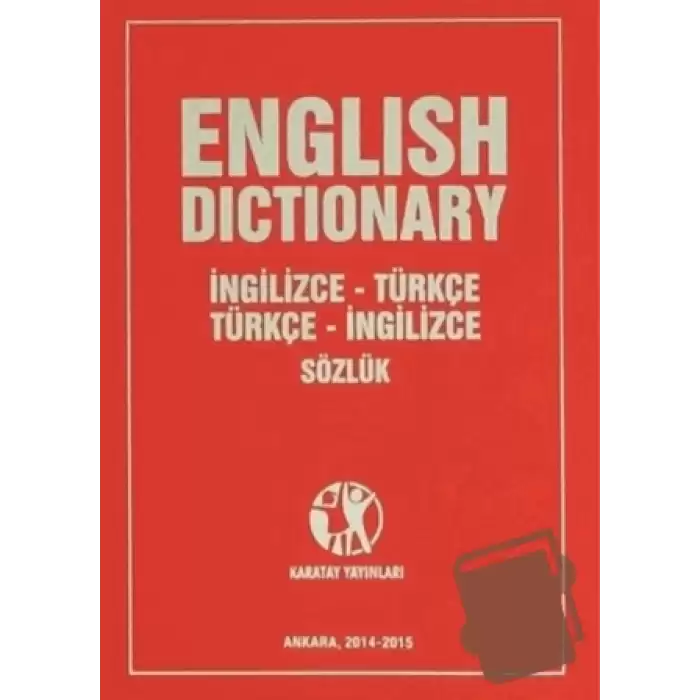 English Dictionary İngilizce - Türkçe Türkçe - İngilizce Sözlük (Ciltli)