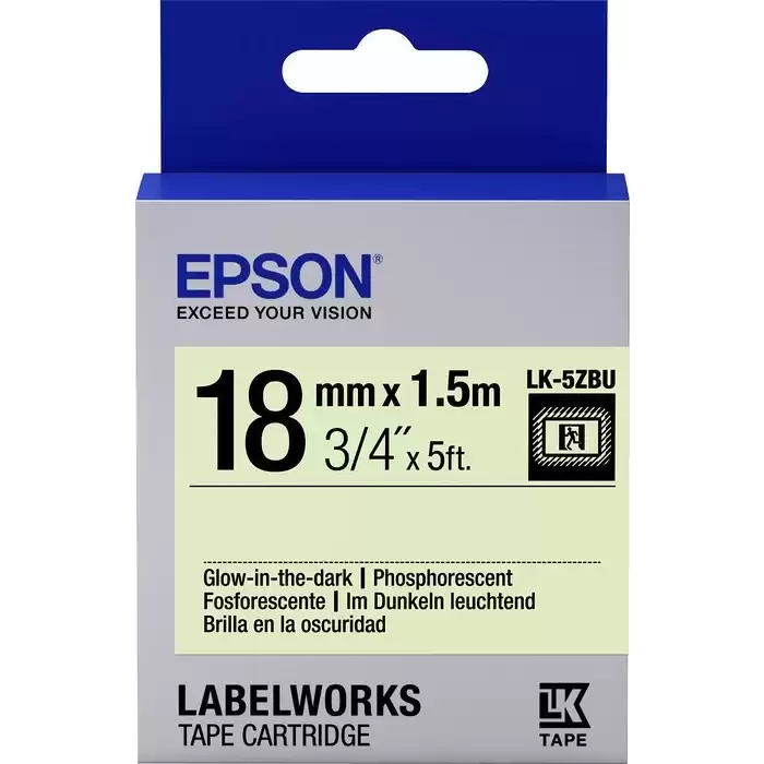 Epson Lk-4Ybp Pastel Sarı Üzeri Siyah 12Mm 9Metre